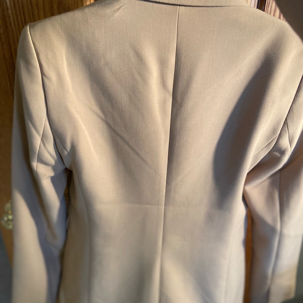 Nine West Camel Color Button Front Blazer Size 6 … - image 2